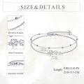 wholesale 925 Sterling Silver Chain Bracelet With Elephant Charms And Crystal Accents-0-3