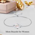 wholesale 925 Sterling Silver Opal Mom Charm Bolo Bracelet for Women-0-29