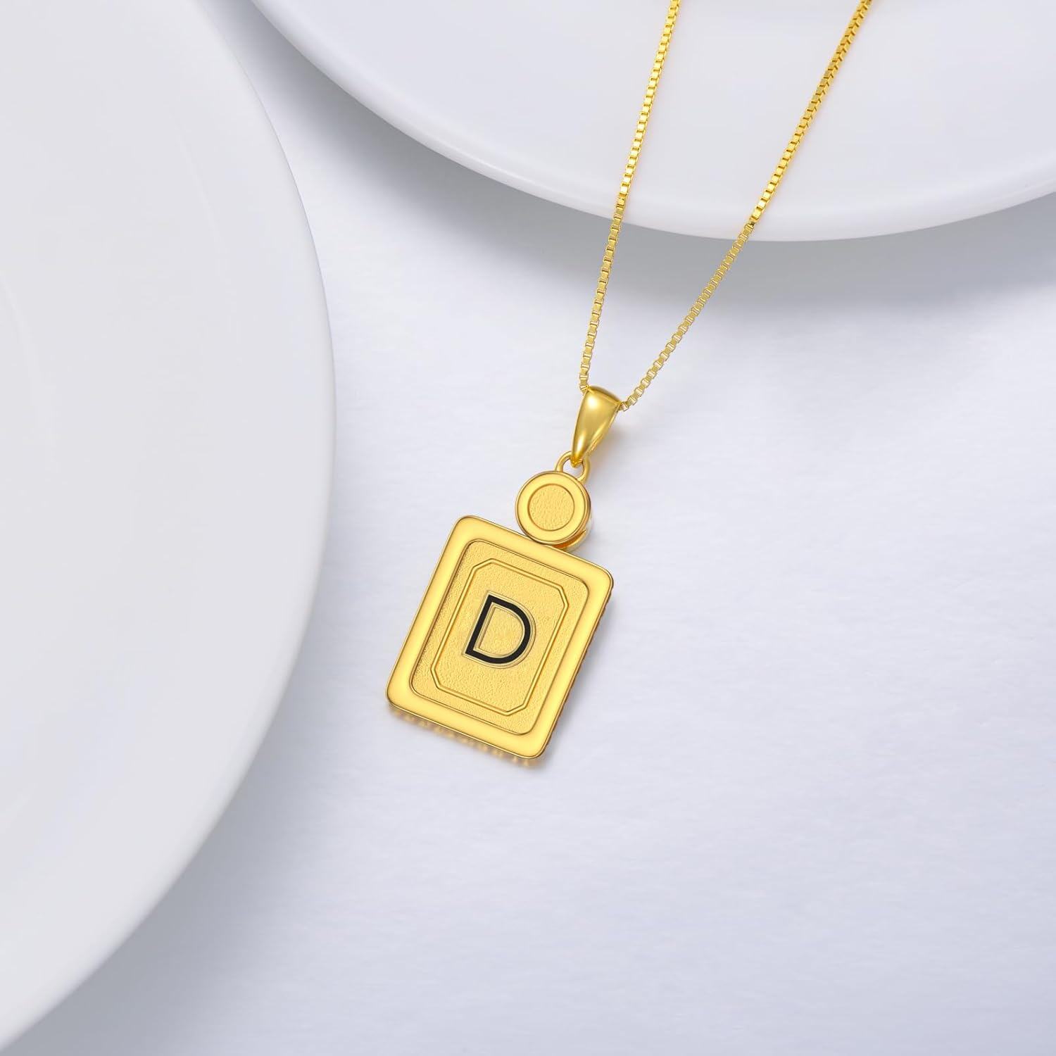 wholesale 925 Sterling Silver A-Z Initial Pendant Necklaces for Women-0-5