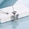 wholesale 925 Sterling Silver Butterfly Urn Necklaces for Ashes of Loved Ones - Memorial Remembrance Jewelry for Women-0-4