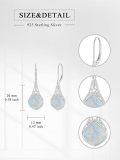 wholesale Sterling Silver Celtic Teardrop Drop Earrings Jewelry Gifts for Women-0-13