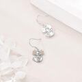 wholesale 925 Sterling Silver Angel Cup and Saucer Charm Dangle Earrings for Women Girls Gifts-0-3