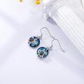 wholesale Sterling Silver Crystal Sea Turtle Dangle Earrings for Women Valentine s Day Gifts-0-5