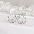 wholesale 925 Sterling Silver Fox Hoop Earrings - Adorable Animal  for Her-0-2