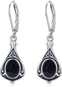 wholesale 925 Sterling Silver Hypoallergenic Leverback Hoop Earrings for Women Dainty Jewelry Gifts-73047-G