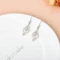 wholesale 10k Gold Elegant Lab Diamond Drop Earrings-0-14