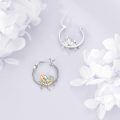 wholesale 925 Sterling Silver Octopus Hoop Earrings Wholesale With Selfie Pose-0-2