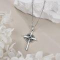 wholesale 925 Sterling Silver Star of David Celtic Knot Cross Necklace Norse Viking s for Him Her-0-2