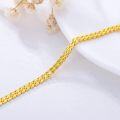 wholesale 18K Gold Classic Minimalist Italian Link Chain Bracelet, Multi-Row Arrow Design, Hypoallergenic Nickel-Free, Elegant Gift for Women-0-2