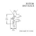 wholesale 925 Sterling Silver CZ Butterfly Pendant Necklace Wholesale w/ Austrian Crystal Accents & Extender Chain (18+2)-0-4