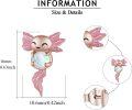 wholesale 925 Sterling Silver Axolotl Stud Earrings with Opal Stone for Women Hypoallergenic Animal Jewelry-0-2