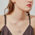 wholesale 925 Sterling Silver Pentagram Necklace Star Pendant Wiccan s for Women Men Mother's Day-0-5