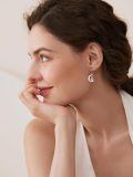 wholesale 925 Sterling Silver Rabbit And Moon Earrings-0-4