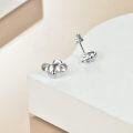 wholesale 925 Sterling Silver Koala Head Stud Dangle Earrings - Cute Animal  for Her-0-1