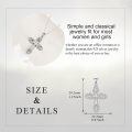wholesale 925 Sterling Silver Opal Cross Pendant-0-2