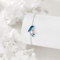 wholesale 925 Sterling Silver Dolphin Pendant Chain Bracelet-0-3