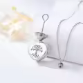 TOUPOP Sterling Silver Tree Of Life Urn Necklace For Ashes Memorial Keepsake-0-1