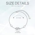 wholesale 925 Sterling Silver Elephant Heart Charm Anklet for Women-0-5