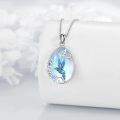 wholesale 925 Sterling Silver Fox Moonstone Pendant Necklace-0-3
