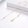 wholesale 14K Yellow Gold Bracelet with 3mm Freshwater Cultured Pearls for Women-0-1