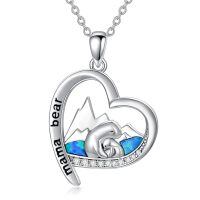TOUPOP 925 Sterling Silver Pendant Jewelry Gift For Mom Grandmother Women-undefined