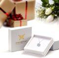 wholesale 925 Sterling Silver Moonstone Snowflake Pendant Necklace - Christmas s for Her-0-6