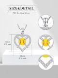 wholesale 925 Sterling Silver Softball Heart Pendant Necklace for Girls and Women-0-1
