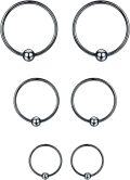 wholesale 925 Sterling Silver Ball Bead Huggie Hoop Earrings for Women Gold/Black/Rose Hypoallergenic Mini Tiny Small Ear Piercing Helix Nose Sleeper Jewelry-0-0