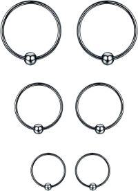 wholesale 925 Sterling Silver Ball Bead Huggie Hoop Earrings for Women Gold/Black/Rose Hypoallergenic Mini Tiny Small Ear Piercing Helix Nose Sleeper Jewelry-Black-10/12/14mm