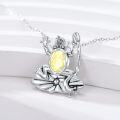 wholesale 925 Sterling Silver Crystal Frog Birthstone Pendant Necklace for Women-0-3