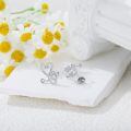 wholesale 925 Sterling Silver Stethoscope & Paw Print Stud Earrings for Nurses' Gifts-0-4