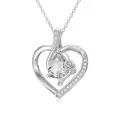 TOUPOP 14K Gold Birthstone Necklace For Women-0-0