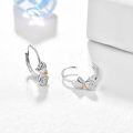 wholesale 925 Sterling Silver Heart-Shaped Dangle Earrings - Elegant and Adorable Gift for Her-0-1