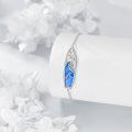 wholesale 925 Sterling Silver Blue Opal Surfer Girl Bracelet for Women - Surfboard Wonderland  Idea-0-3