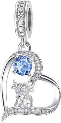 wholesale 925 Sterling Silver Highland Cow Sunflower Dangle Stud Leverback Hoop Earrings-03-March