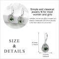 wholesale Sterling Silver Moonstone Leverback Teardrop Dangle Earrings for Women-0-52