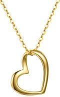 wholesale 14K Gold Hollow Heart Pendant Chain Necklace for Women Gifts-0-0