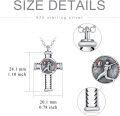 wholesale 925 Sterling Silver Cremation Urn Necklace with Baseball Player Design and Funnel Set - For Ashes of Loved Ones-0-1