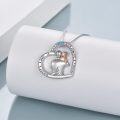 wholesale Silver Love is Always & Forever Necklace for Daughter's Birthday Gifts from Dad & Mom-0-3