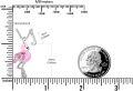 wholesale 925 Sterling Silver Pink Flamingo Initial Pendant Necklace w 18+2 Chain-0-5
