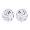 wholesale 925 Sterling Silver Sport Ball Studs - Soccer Baseball Cricket Golf-0-0