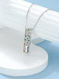 wholesale 925 Sterling Silver Tree Pendant Necklace With Essential Oil Diffuser Kit-0-1