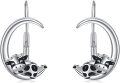 wholesale TOUPOP Moon Animals Leverback Earring For Women Sterling Silver Dangle Drop Hoop Earrings For Women Birthday Anniversary Christmas -0-0