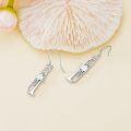 wholesale 925 Sterling Silver Trumpet Shaped Dangle Earrings - Music  for Her-0-1