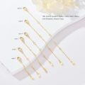 wholesale 14K Real Gold Jewelry Extender Chain - Nickel-Free, Hypoallergenic, Durable Lobster Clasp - Perfect for Necklace, Bracelet, Anklet-0-4