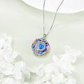 wholesale Sterling Silver Crystal Tree of Life Necklace for Women Birthstone Pendant-0-4