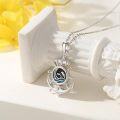 wholesale 925 Sterling Silver Dolphin Wheel and Anchor Pendant Necklace s for Women & Men-0-1