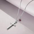 wholesale Sterling Silver Cross Necklace Philippians 4 13 I Can Do All Things Inspirational Gift-0-27
