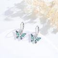 wholesale 925 Sterling Silver Celtic Knot Butterfly Stud Earrings with Abalone Shell Inlay for Women and Girls-0-1