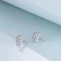 wholesale 925 Sterling Silver Caduceus Stud Earrings for Nurses and Doctors' Graduation Gift-0-1
